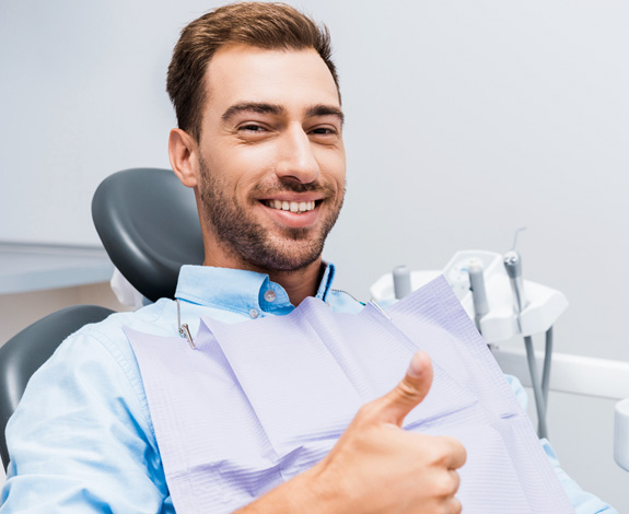 Client at Pearl Dentistry of Penn Township