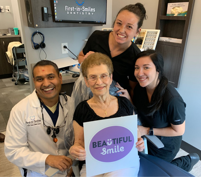 first in smiles dentistry happy patients