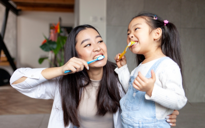 oral care habits for kids and teens