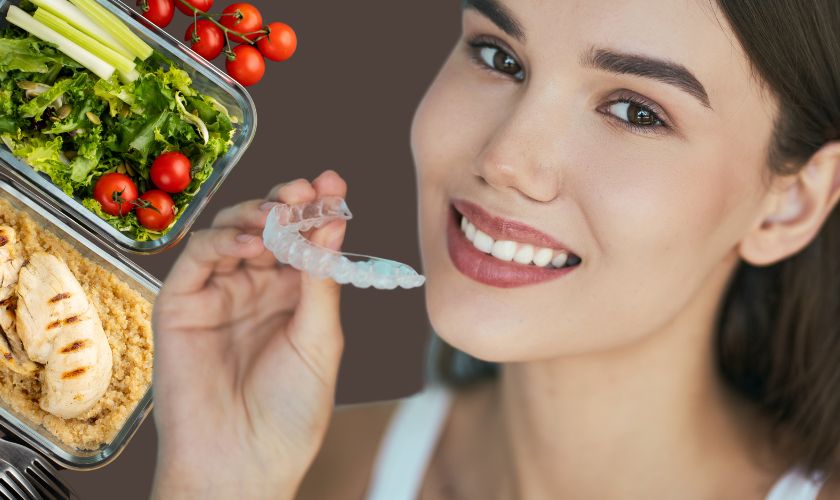eating with invisalign